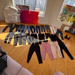 Pants skinny jeans, and buisness, and more